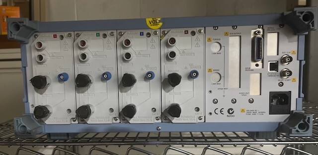Yokogawa WT3000 Digital Power Analyzer Model 760304 w/4 30 Amp. Input Elements