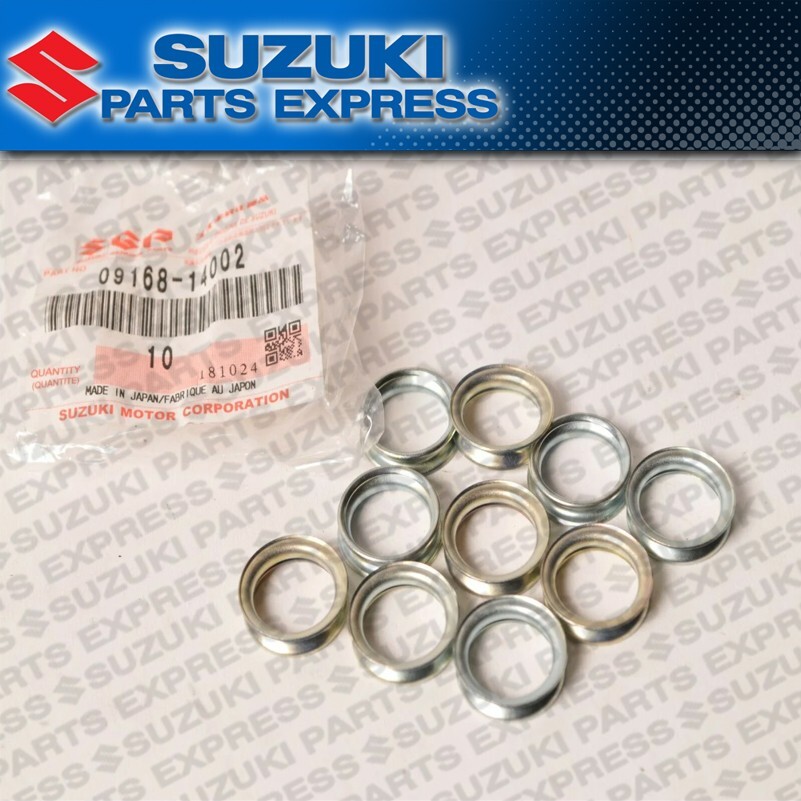 NEW SUZUKI OEM OIL DRAIN PLUG CRUSH WASHER GASKET 10 PACK MUTIPLE FITMENTS