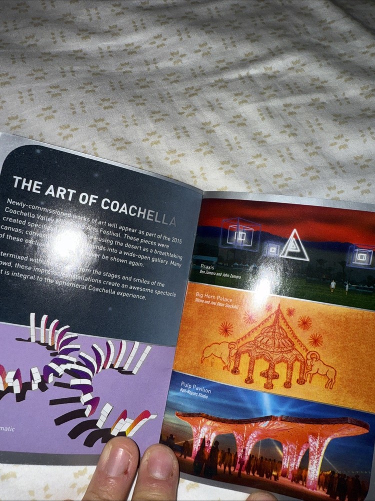 Official Coachella 2015 Weekend 1 Program book