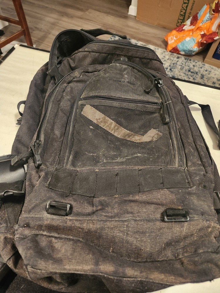 Piper Gear Large Bugout Bag Expanding Backpack  Black