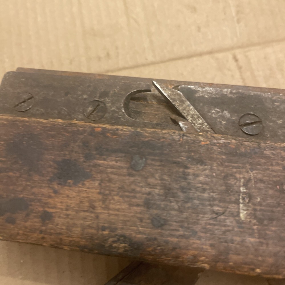 Double Cutter Box Plane Vintage