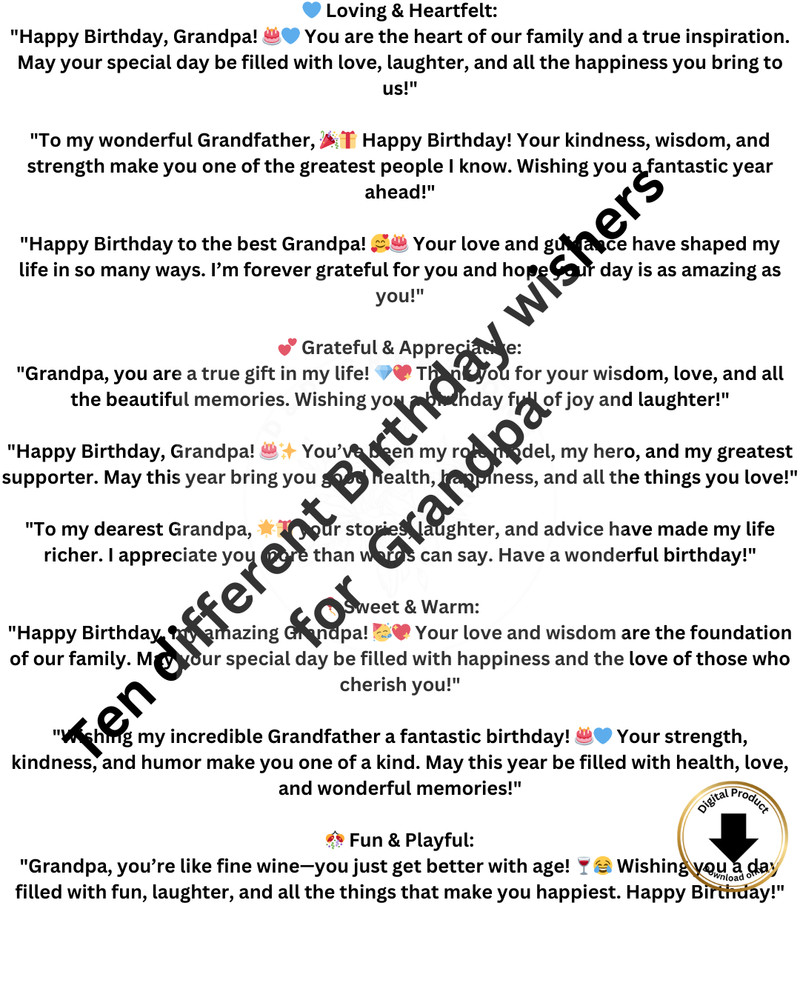 Digital Birthday Card Printable