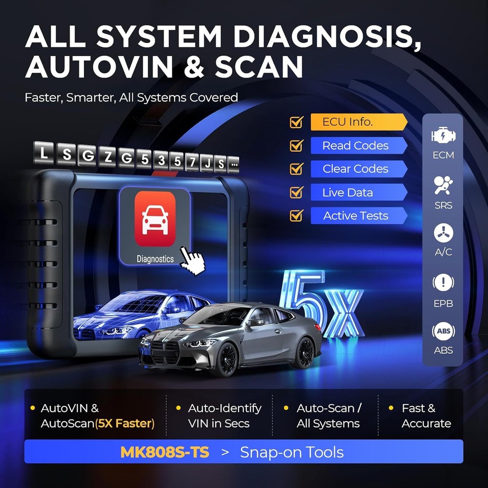 2024 Autel MK808S-TS Full TPMS Diagnostic Scanner MX808S-TS TPMS Programming