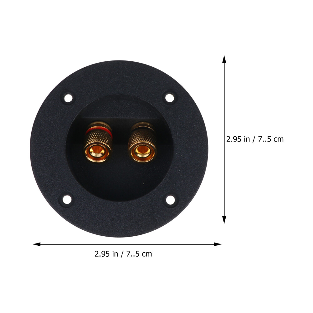 2PCS Spring Loaded Jacks Speaker Box Terminal Cup Speaker Terminal