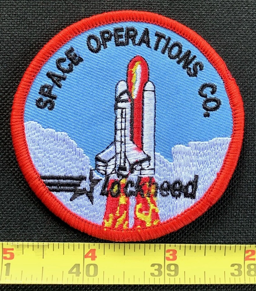 Vintage Lockheed Martin Space Operations Co. Collectors Patch Sew On