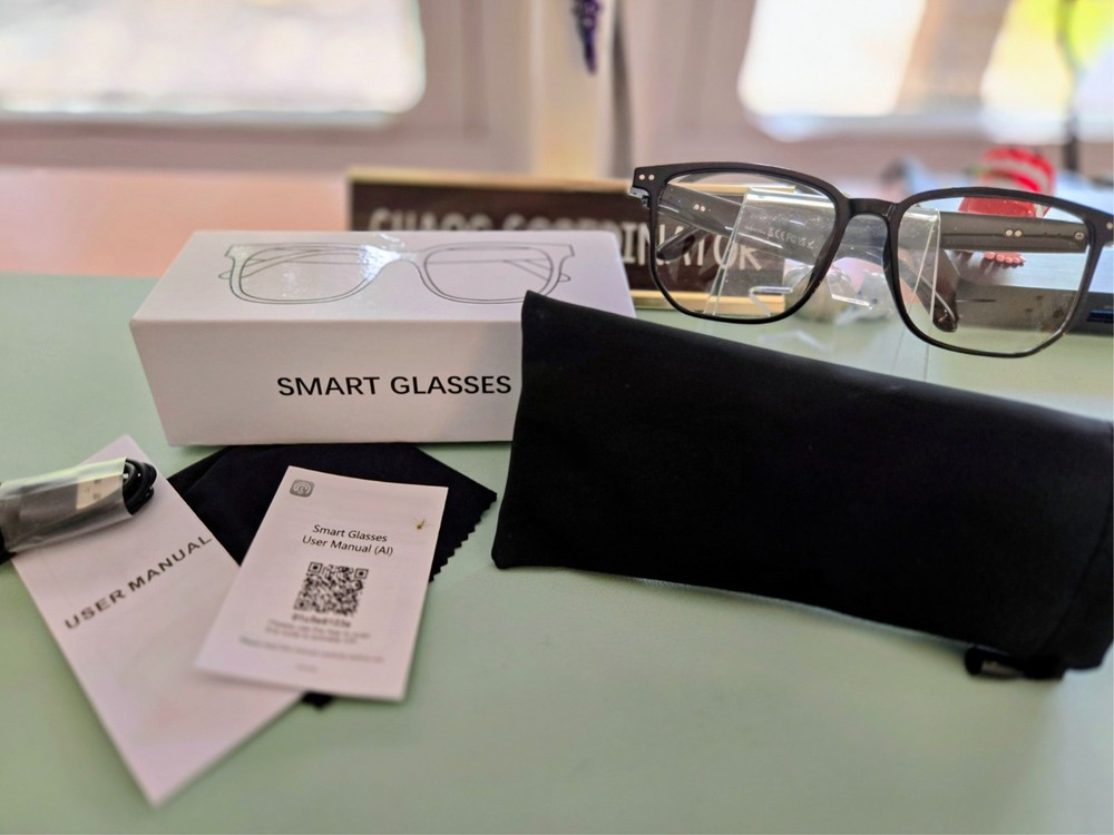 NEW Smart Audio Glasses - Wireless Bluetooth with Touch Control, Black AI