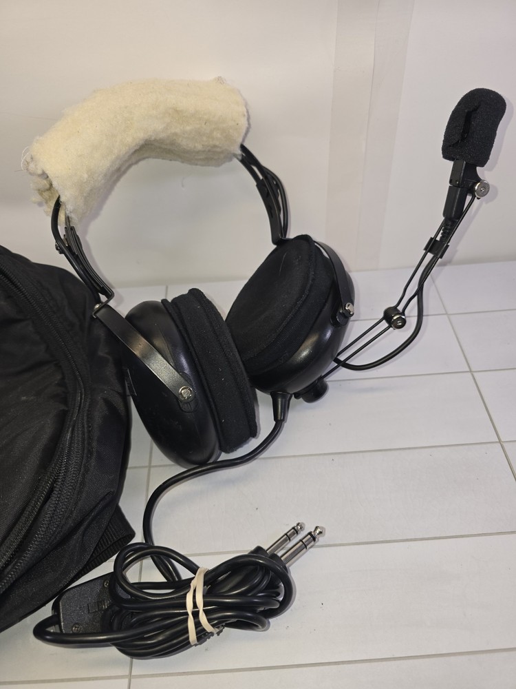 Flightcom Aviation Helicopter Headset Flight Com