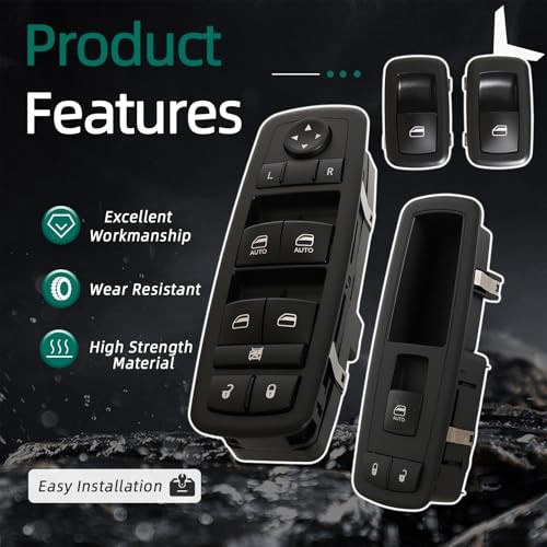 Complete Set of Window Switch, Master & Passenger & Rear Left Right Power