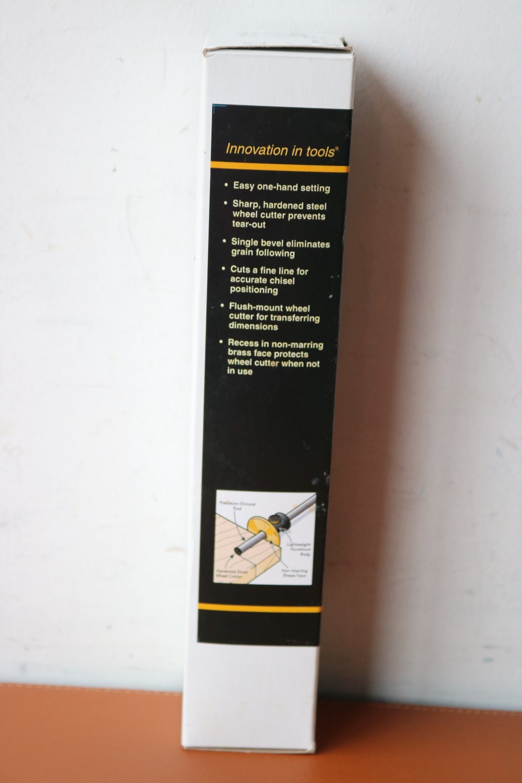 Veritas Standard Wheel Marking Gauge, Graduated Imperial Rod 05N33.22