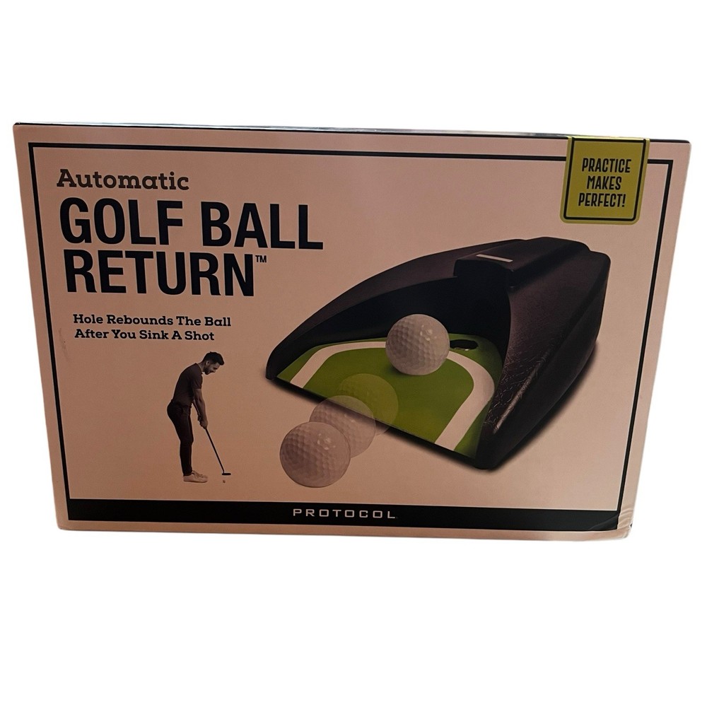 Automatic Golf Ball Return Protocol Indoor Practice Putting Green New In Box