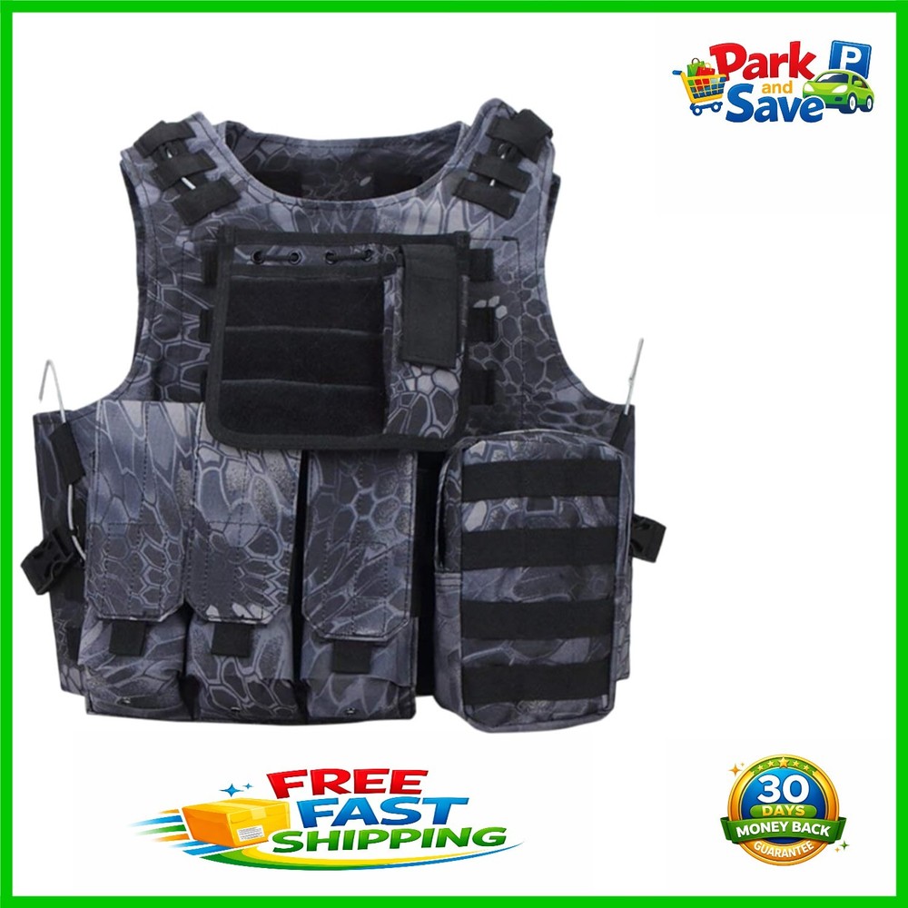 Versatile Assault Vest for Tactical Training - Comfortable and Flexible Design
