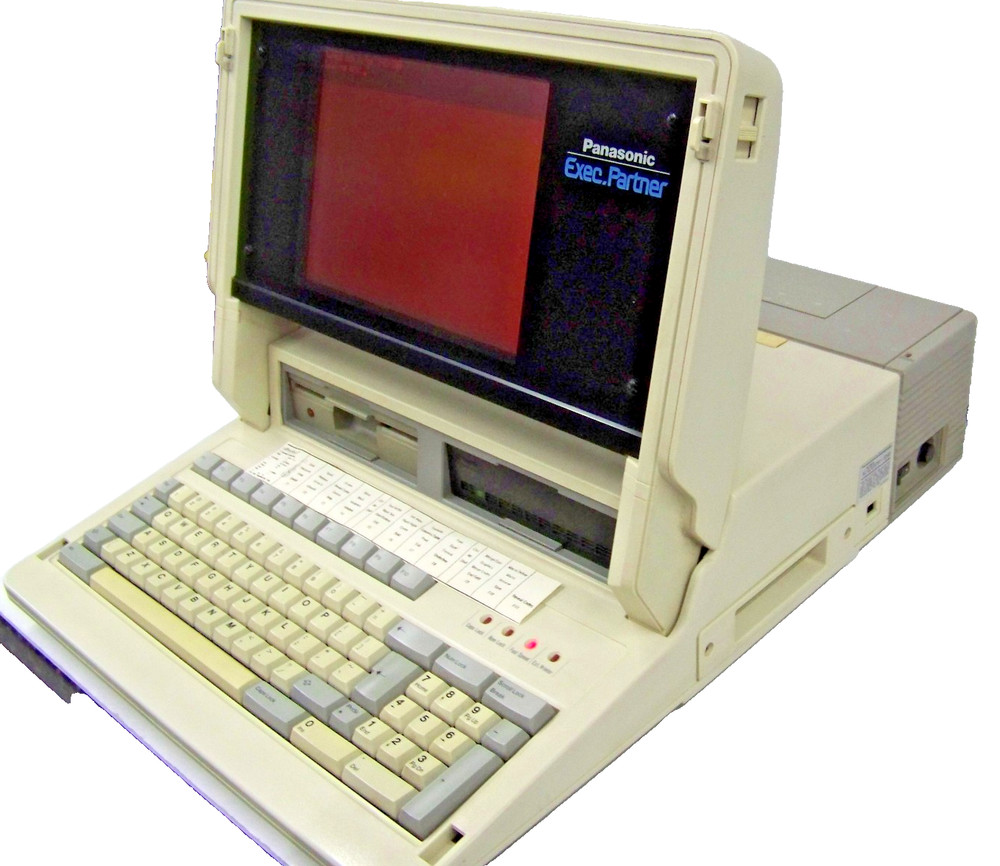 Vintage Panasonic Exec Partner FT-70 Intel Early Plasma Display