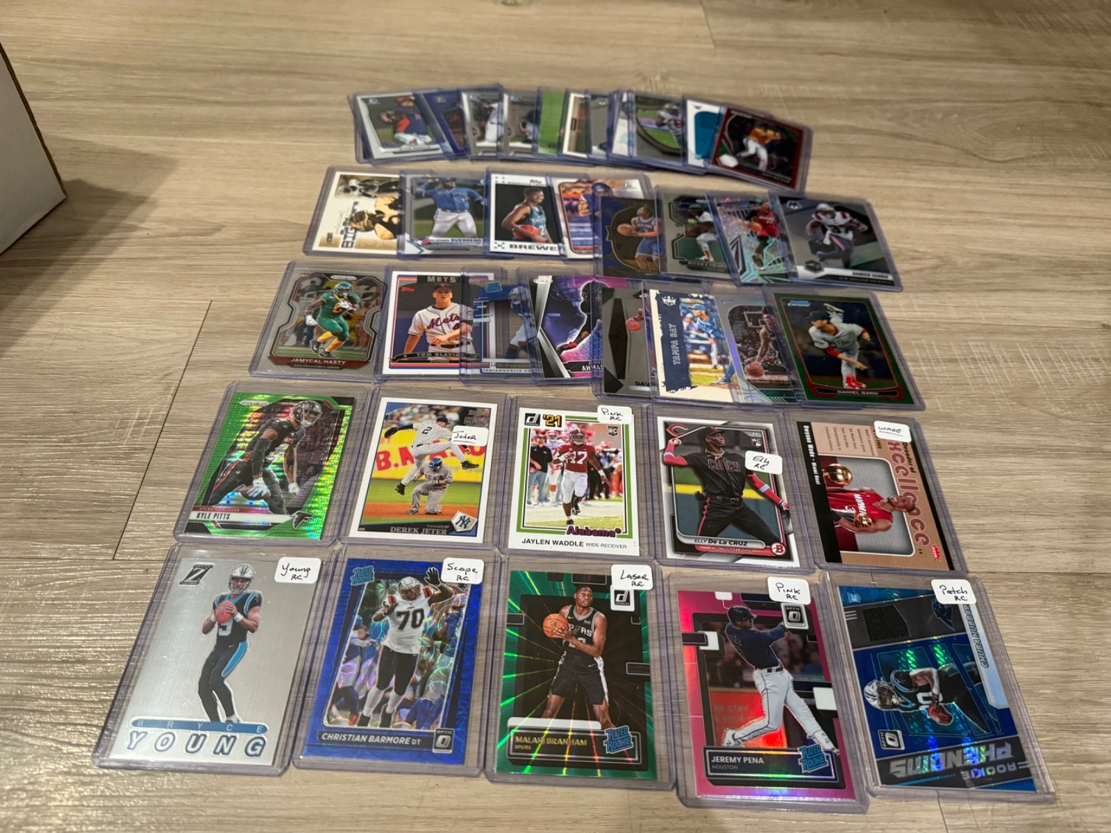Loaded 2 Row Sports Collection Auto HOF Prizm Patch Refractor RC LOT