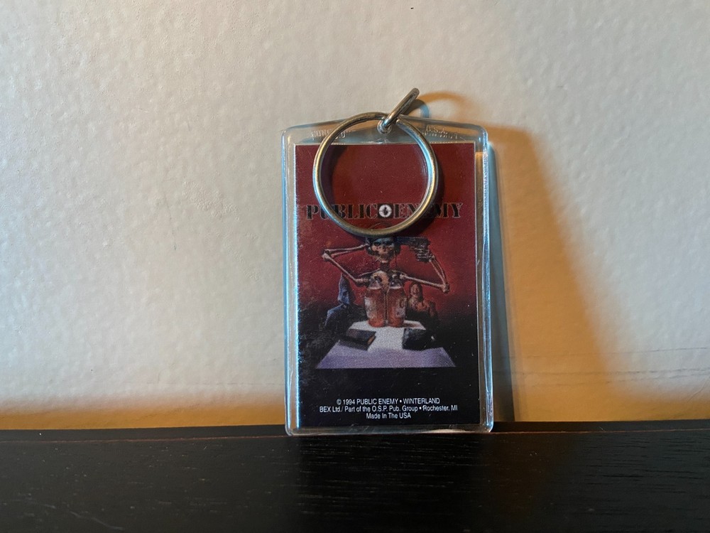 1994 Public Enemy Plastic Keychain