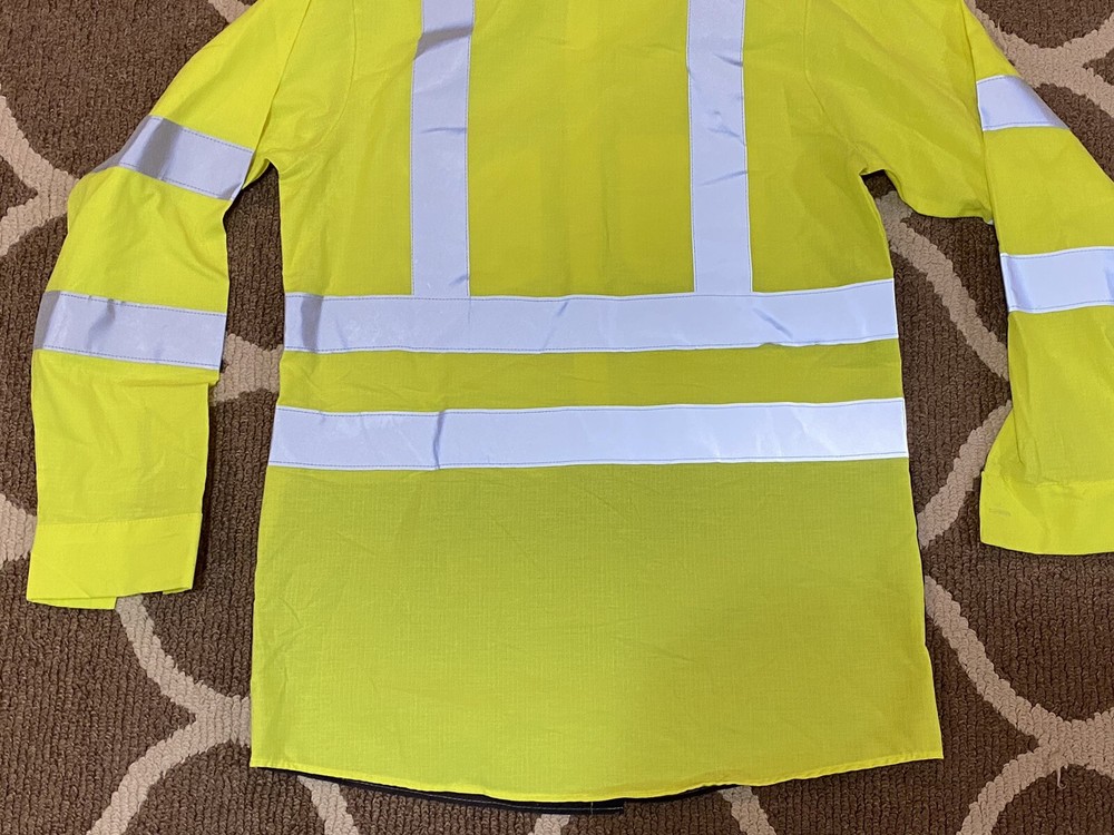 Red Kap Hi Vis Reflective Visibility Work Jacket Type R Class 3 Level 2 - Large