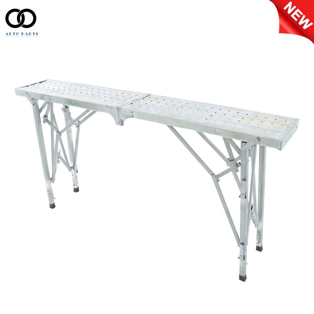 Scaffolding, Adjustable Height Work Platform Scaffold Tower Ladder Stool 1.8M