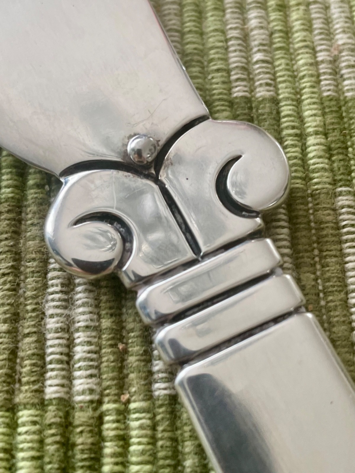 Vintage Hector Aguilar - Taxco, Sterling Silver Cheese Knife - gorgeous