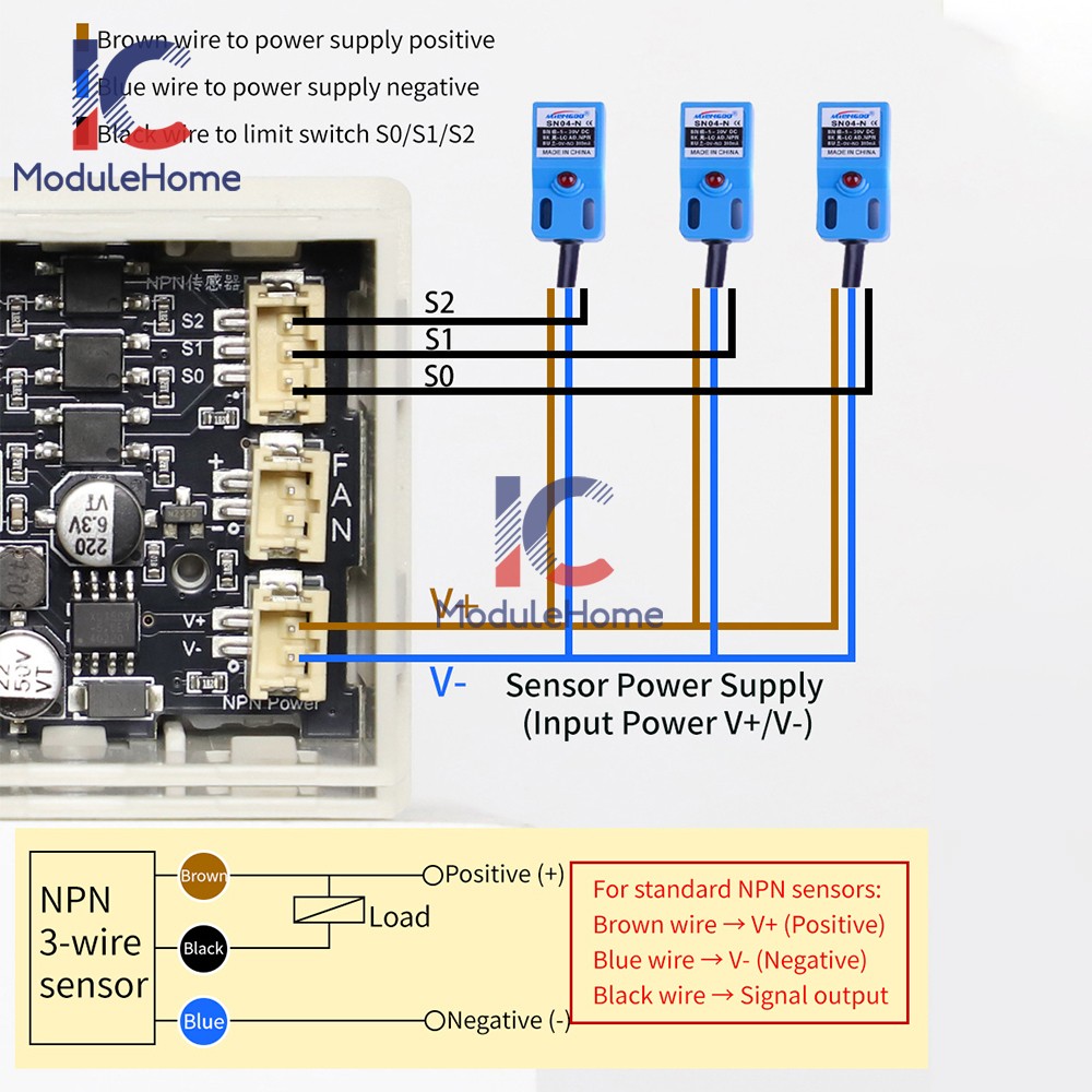 SMH 42 57 Stepper Motor Controller Forward/Reverse Pulse Delay Positioning Angle