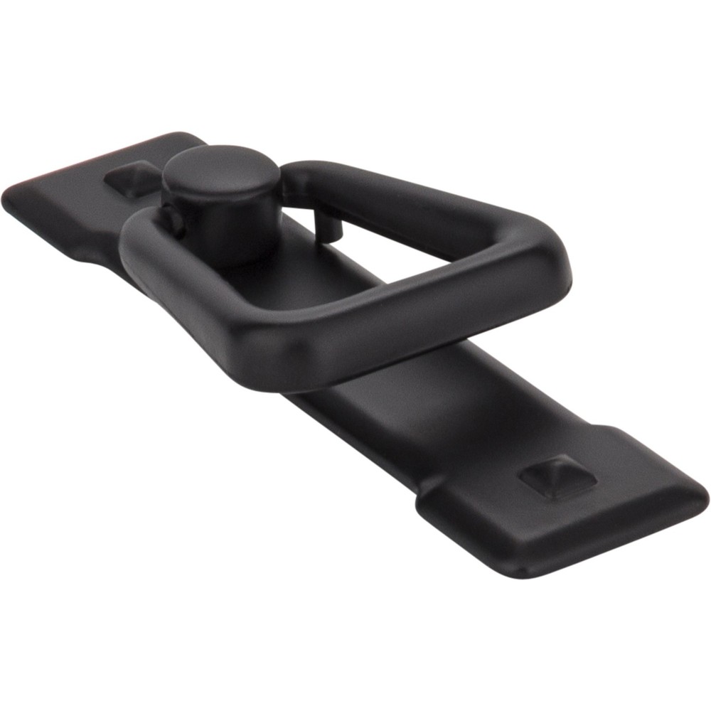 Elements R1012MB 2-1/4" C-C Matte Black Rectangle Verona Cabinet Drop Pull