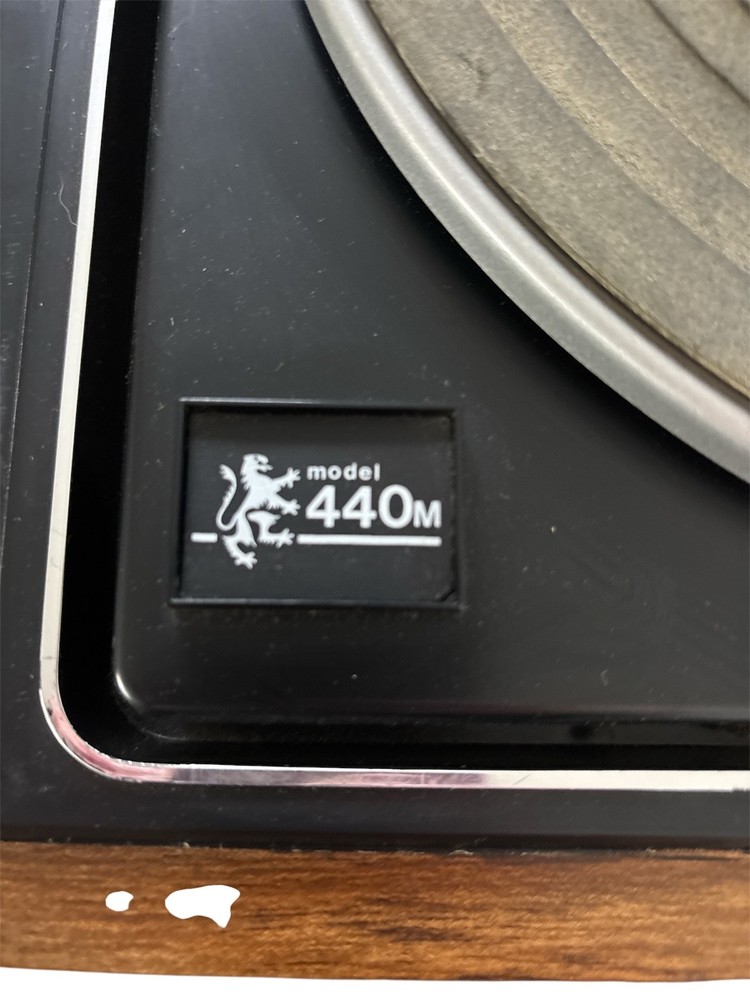 Vtg Garrard Model 440m Automatic Turntable Record Player WORKS As Is
