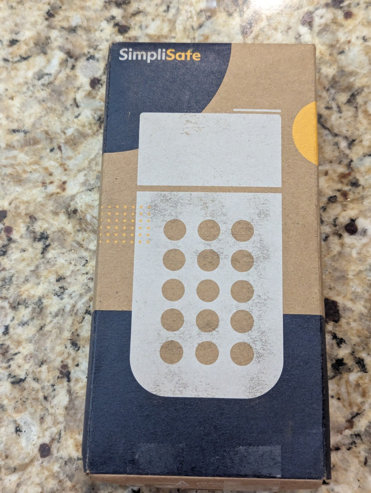 SimpliSafe Keypad Home Security System Wireless White