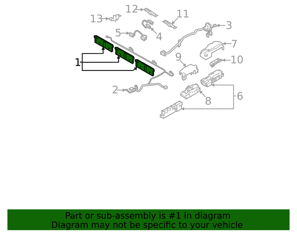 Genuine Volkswagen Controller 0Z1-915-140-D