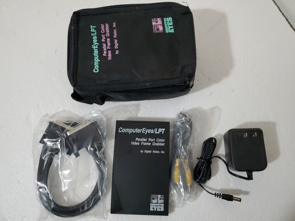 ComputerEyes / LPT Parallel Port Color Video Frame Grabber PC & More - UNTESTED