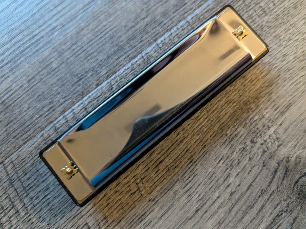 EASTRACK 10 Hole Harmonica with Hard Case & Instructions