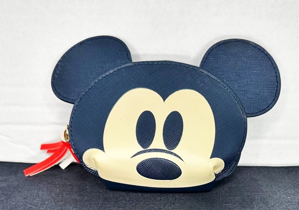 Mickey Mouse Bio World Coin Change Pouch Purse Wallet Clutch Makeup Case New