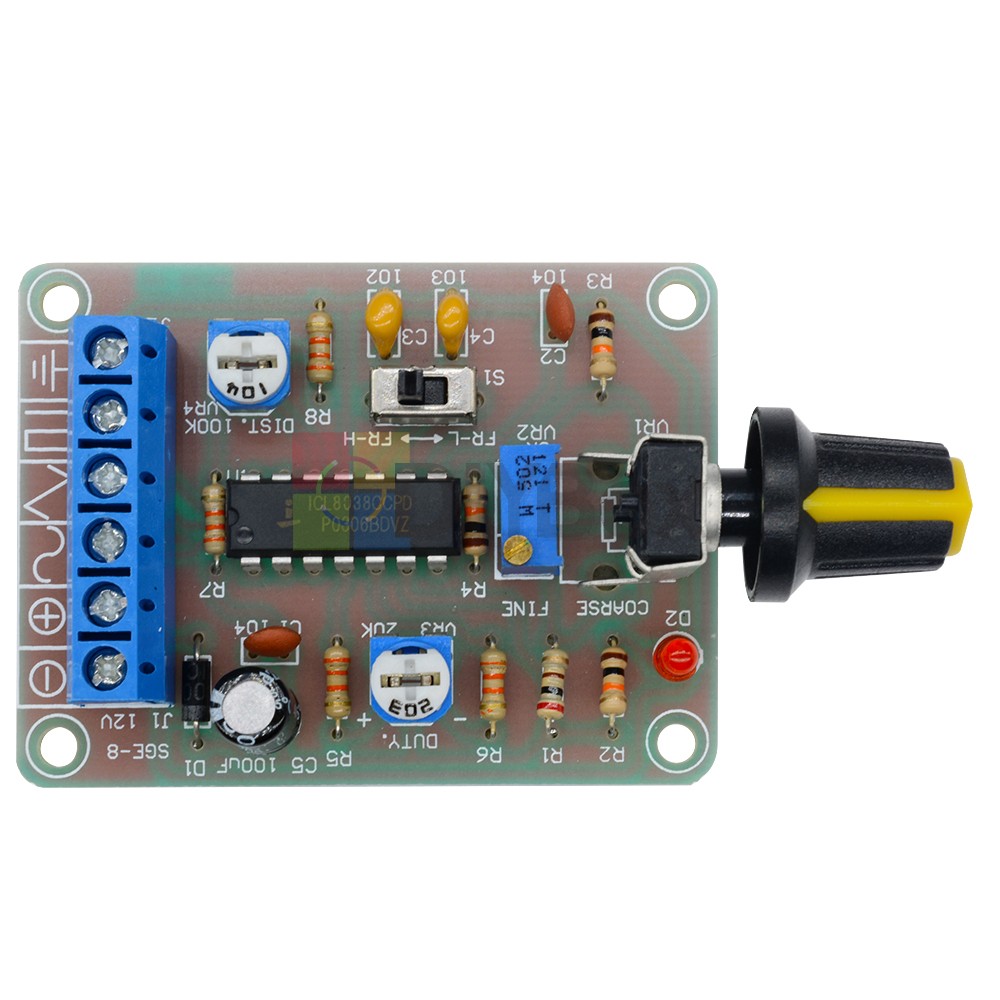 ICL8038 Monolithic Function Signal Generator Module Sine Square Triangle Welded