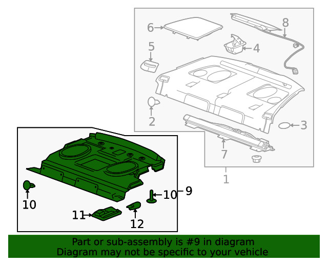 Genuine GM Lower Cover 90921264