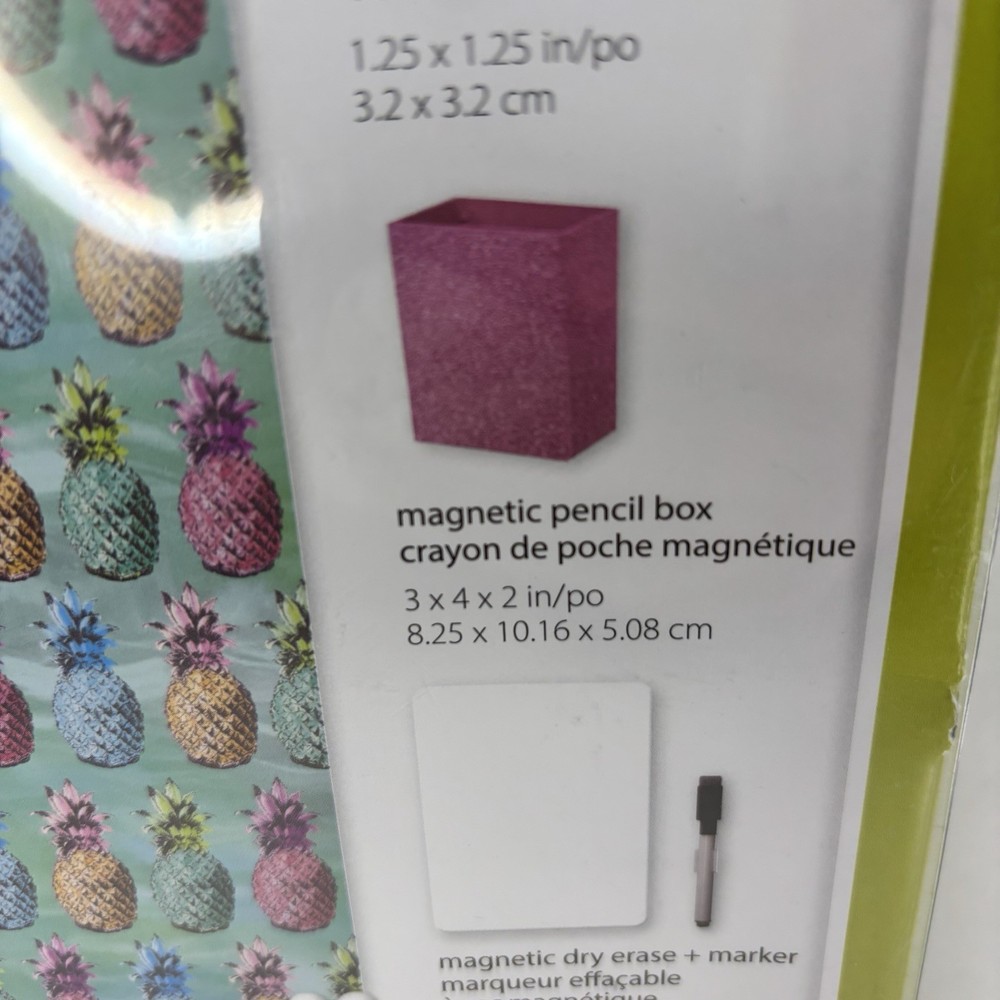 Wall Pops! Decorating Kit For Lockers PINEAPPLE ISLE complete Set New