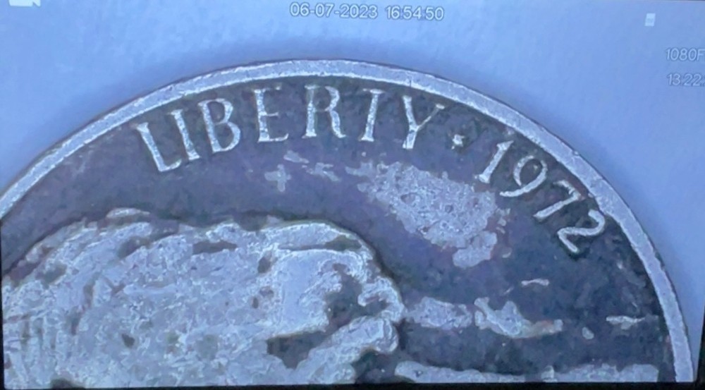 1972 jefferson nickel no mint mark unique