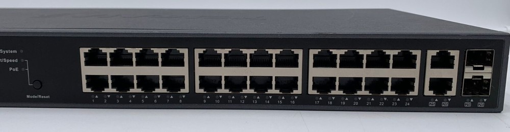 Vivotek 24xGE PoE + 2xGE SFP Web Smart Managed Switch