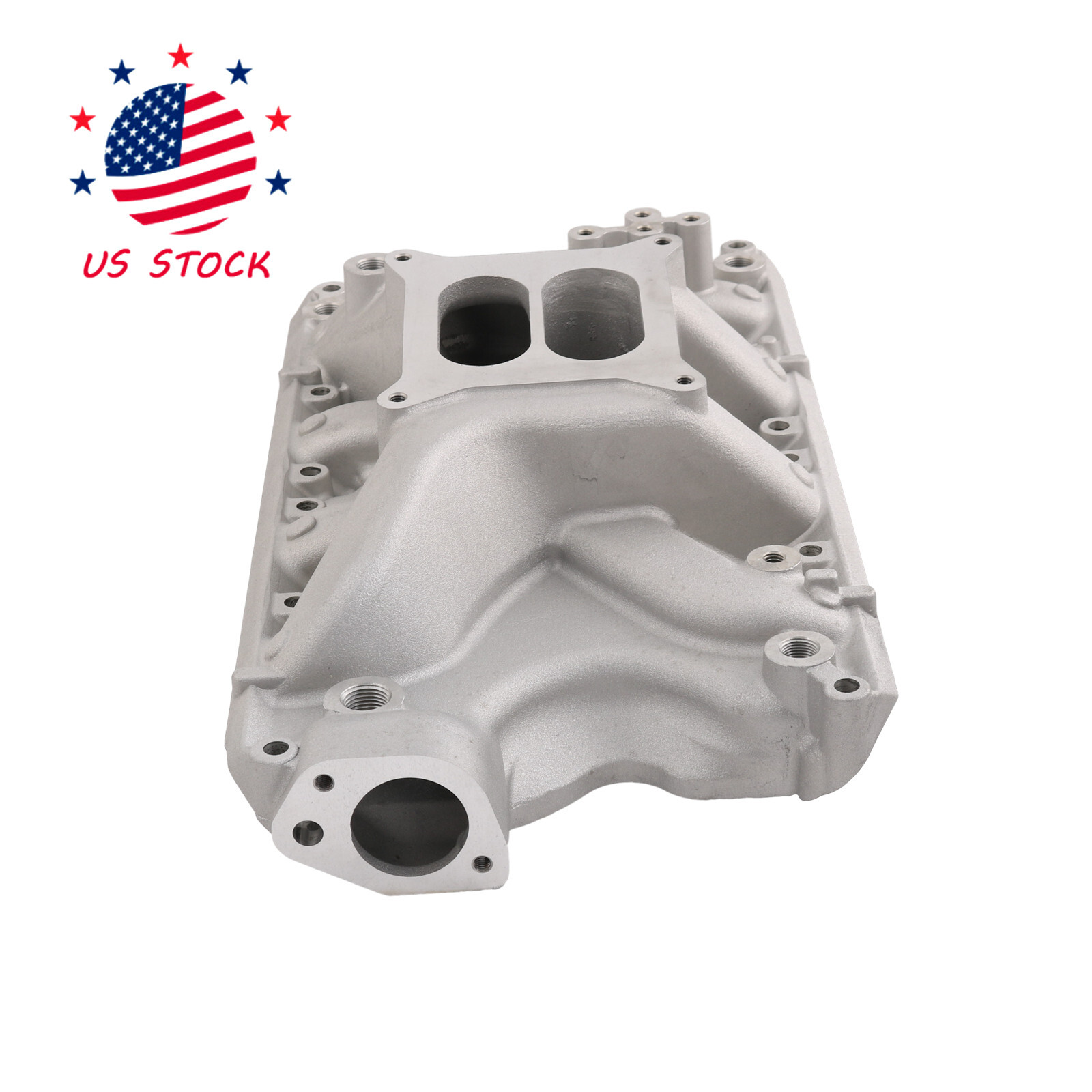 For Ford Small Block Windsor 351W V8 5.8L Aluminum Dual Plane Intake Manifold