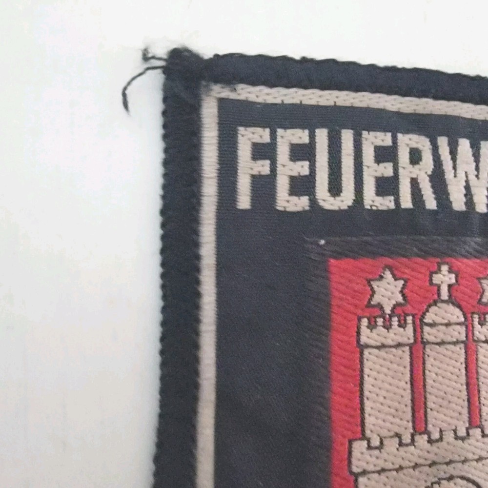 Vintage German Fire Department Patch, Feuerwehr/Firefighter