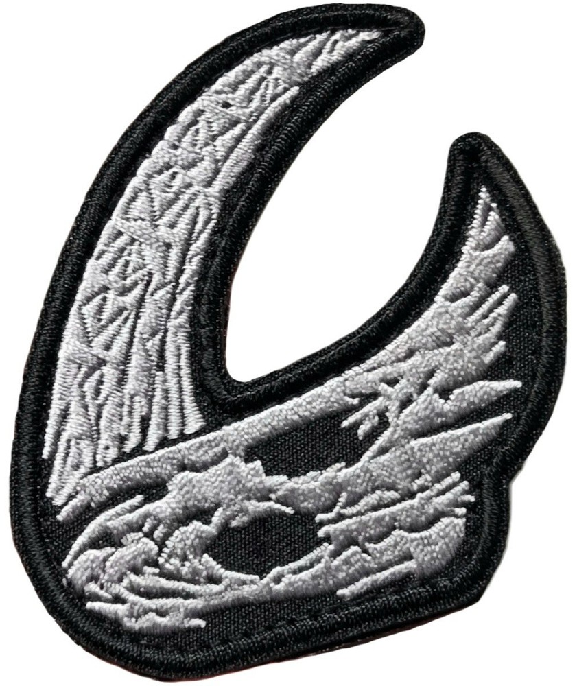 Mudhorn Embroidered Morale Patch -2PC 3"x2" Hook Fastener Backing