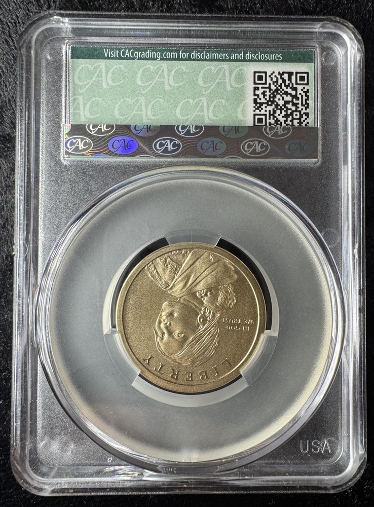 2017-S Native American Dollar CAC MS70 Sequoyah Enhanced Uncirculated $1