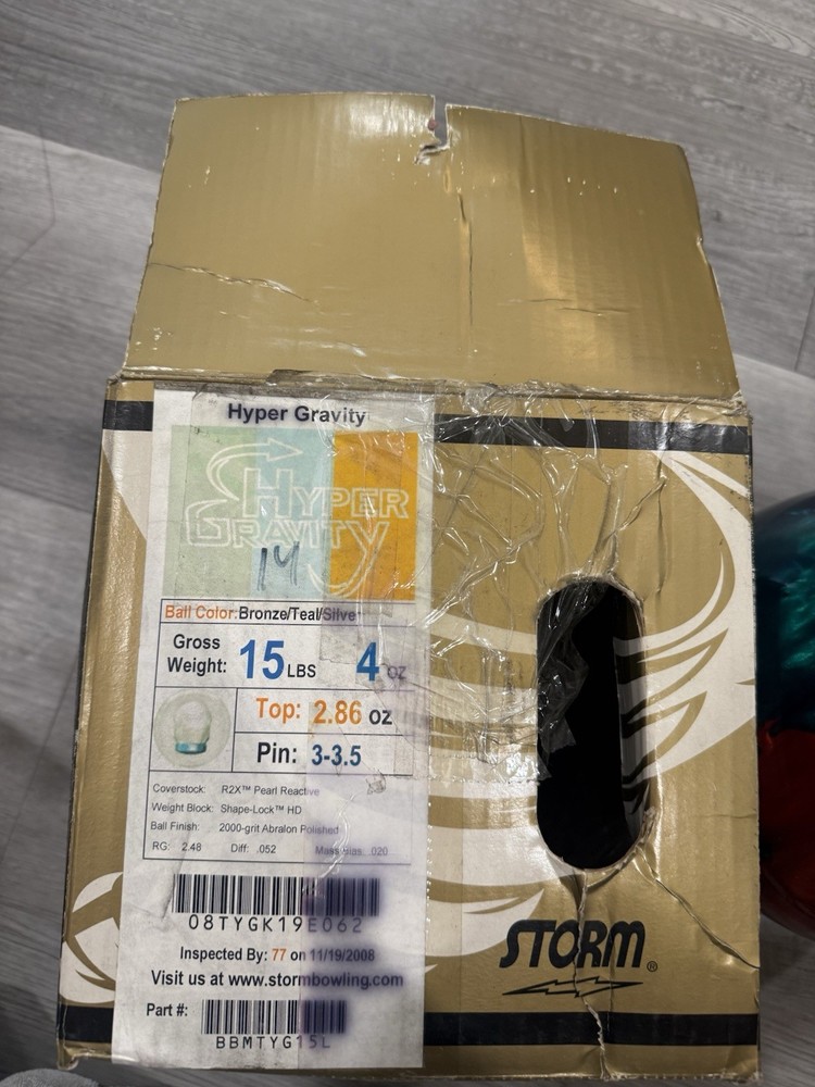 15lbs NIB Storm Hyper Gravity overseas discontinued