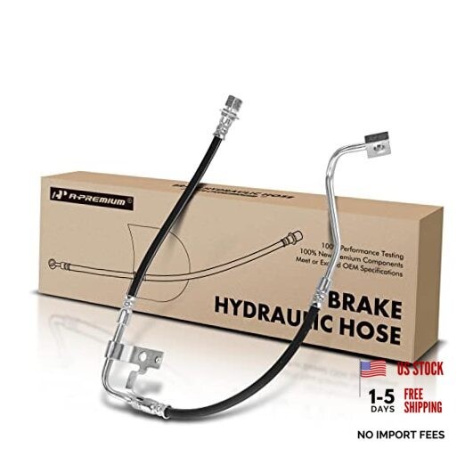 Front Driver Brake Hydraulic Hose Compatible with Select Front Driver (4WD)