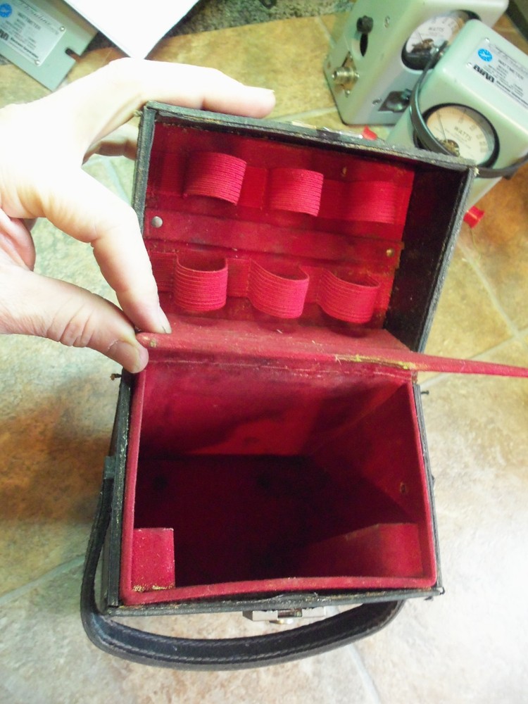 BIRD 43 LEATHER CASE FOR WATTMETER & ELEMENTS