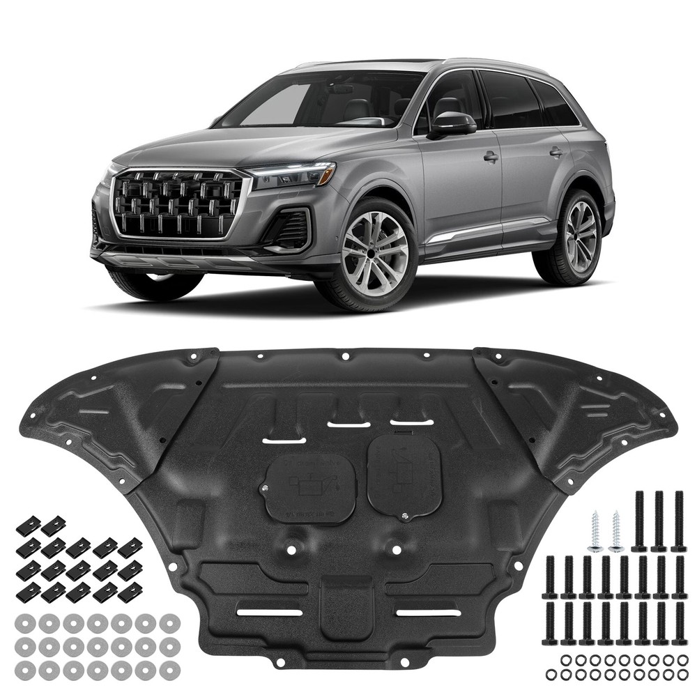 Splash Guard Fit For 2017-2024 Audi Q7 Under Engine Shield Cover Engine