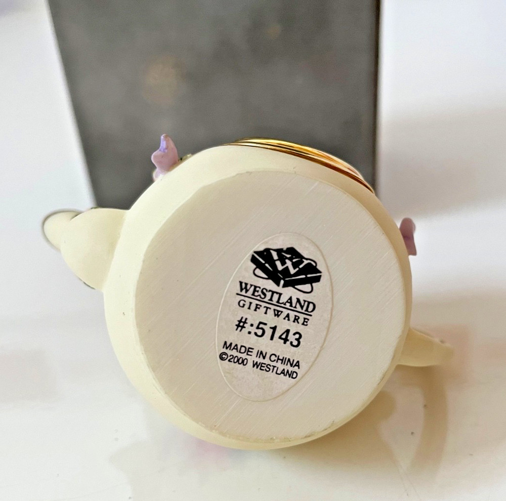 Tiny Tick-Tocks Mini Teacup Clock Vintage Westland Giftware 2000