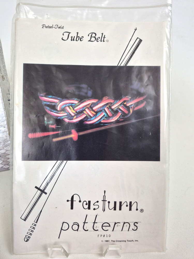 Fasturn Tube Turning System Sewing Tool Kit Complete w/ Case Patterns