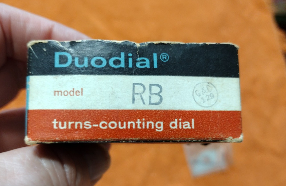 New Duodial Model RB turns-counting dial