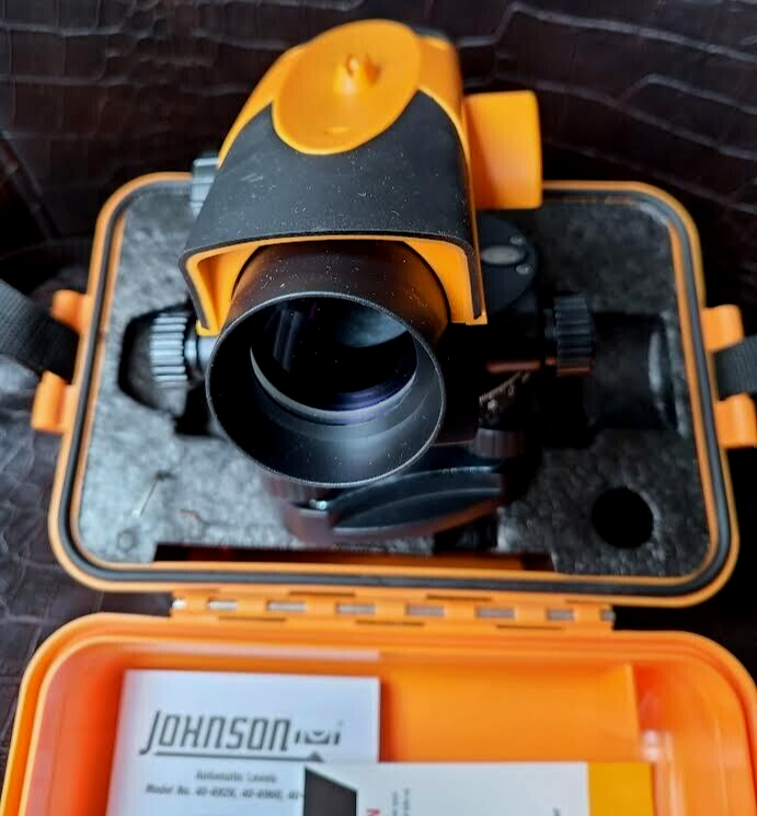JOHNSON LEVEL 40-6962 AUTOMATIC LEVEL, OPTICAL 32X, NEW OPEN BOX
