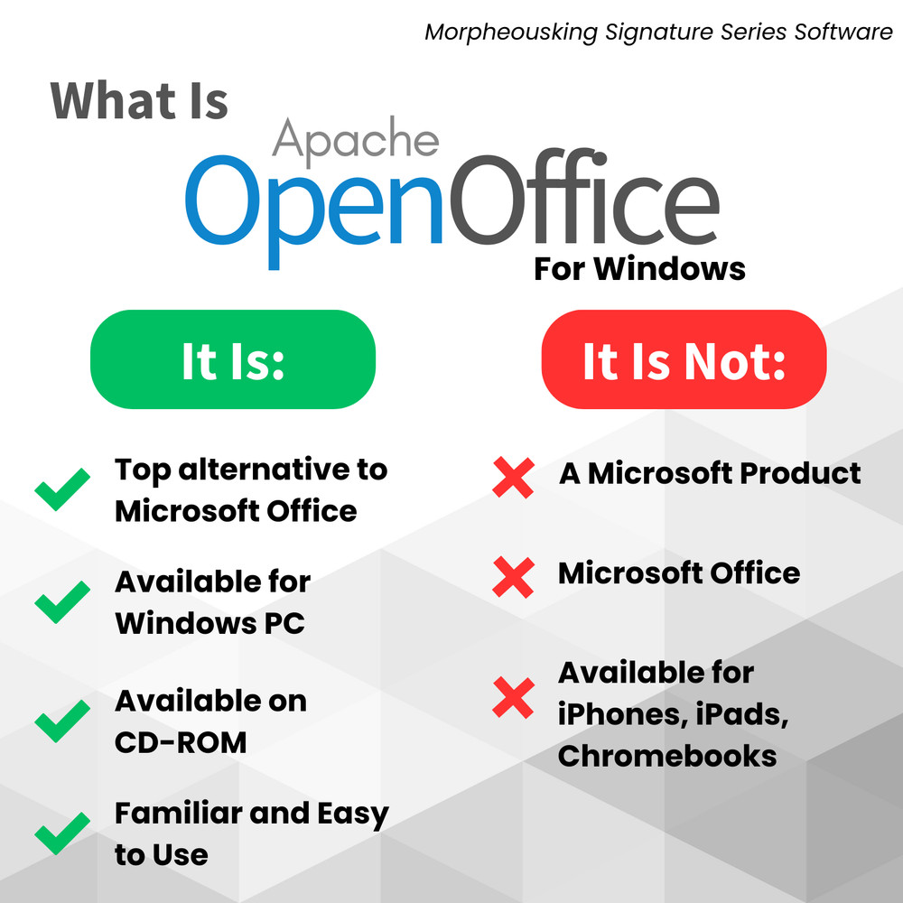 Open Office Software Suite for Windows - For Home Student Professional | CD-ROM