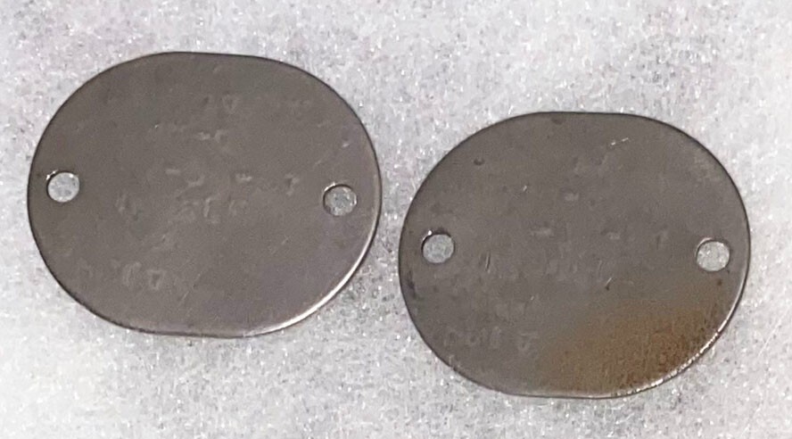 WWII USNR John Pula T-44 Dog Tag Set
