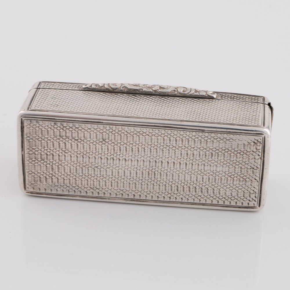 Edward Smith Silver Snuff Box Birmingham 1836