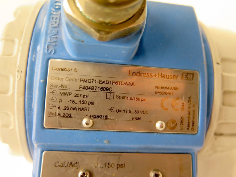 Endress + Hauser PMC71-EAD1P6TDAAA Pressure Sensor & Transmitter
